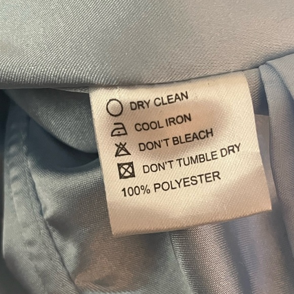 J.J.’s House beautiful taffeta and satin light blue size S party dress. EUC. - Picture 9 of 11